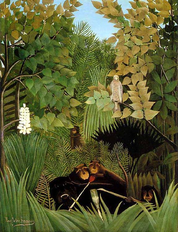 Henri Rousseau The Merry Jesters China oil painting art